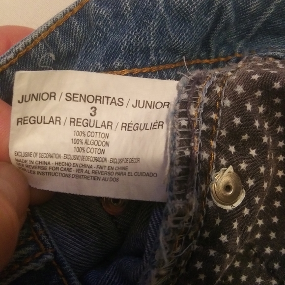 l.e.i. Ashley low-rise denim shorts - Picture 4 of 5